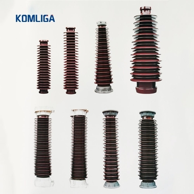 에너지 시스템용 550kv 초고전압 홀 코어 포르셀린 단열기